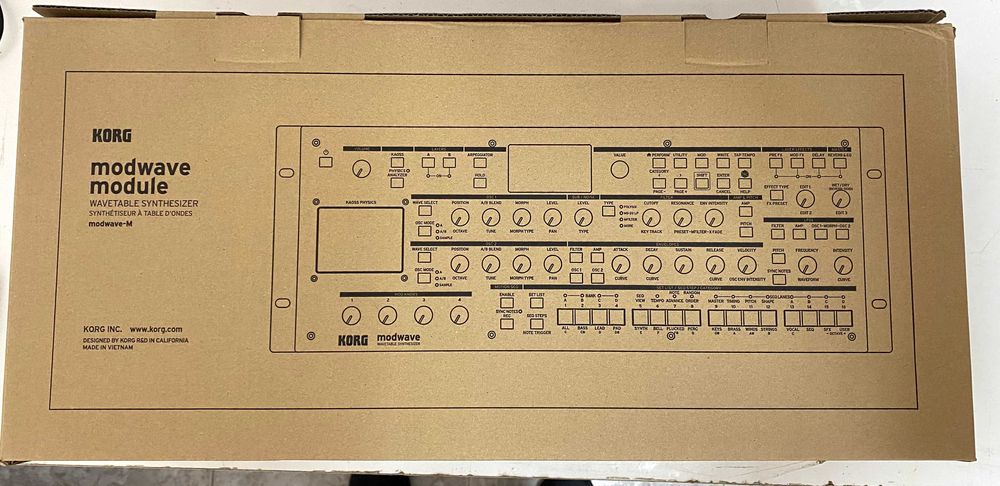 Sintetizador Korg Modwave Rack