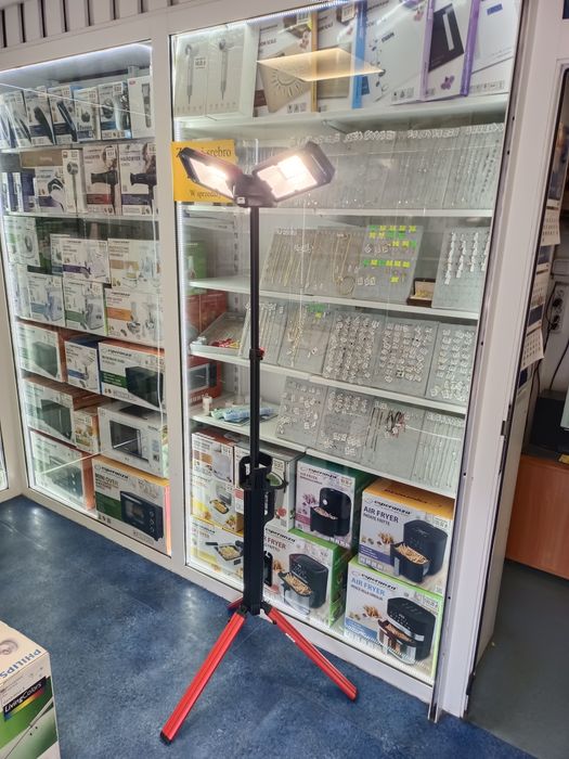 Reflektor LED Składany 2x25W PRO 5000LM 89-192cm Komis Madej Sc