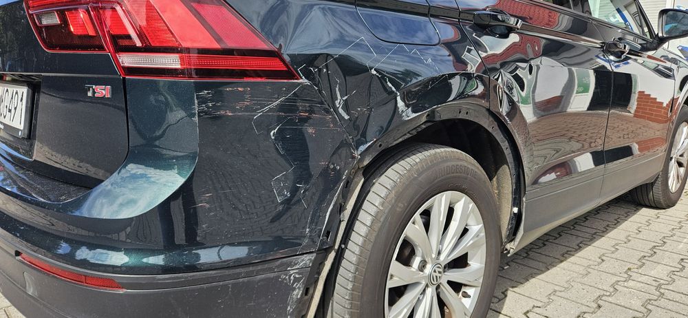 Volkswagen Tiguan 2016, benzyna 1,4, uszkodzony