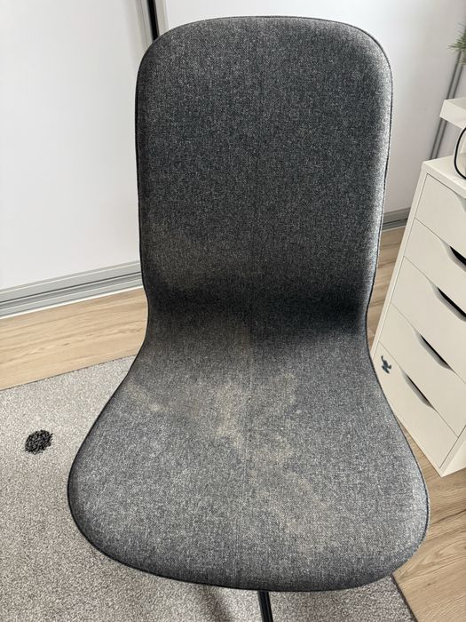 Krzeslo biurowe ikea LÅNGFJÄLL szare