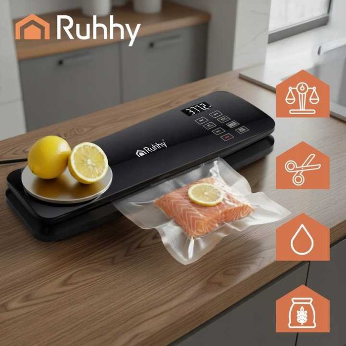 Zgrzewarka Próżniowa do Żywności z Wagą Pakowarka do Jedzenia + Folia