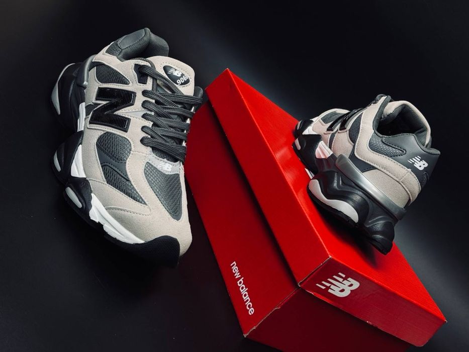 Чоловічі кросівки New Balance 9060 натуральна шкіра/Красовки нюбеланс