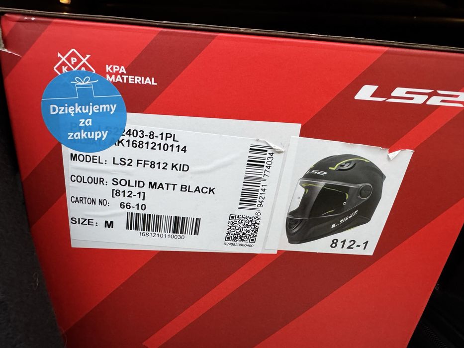 Kask L2 dzieciecy nowy