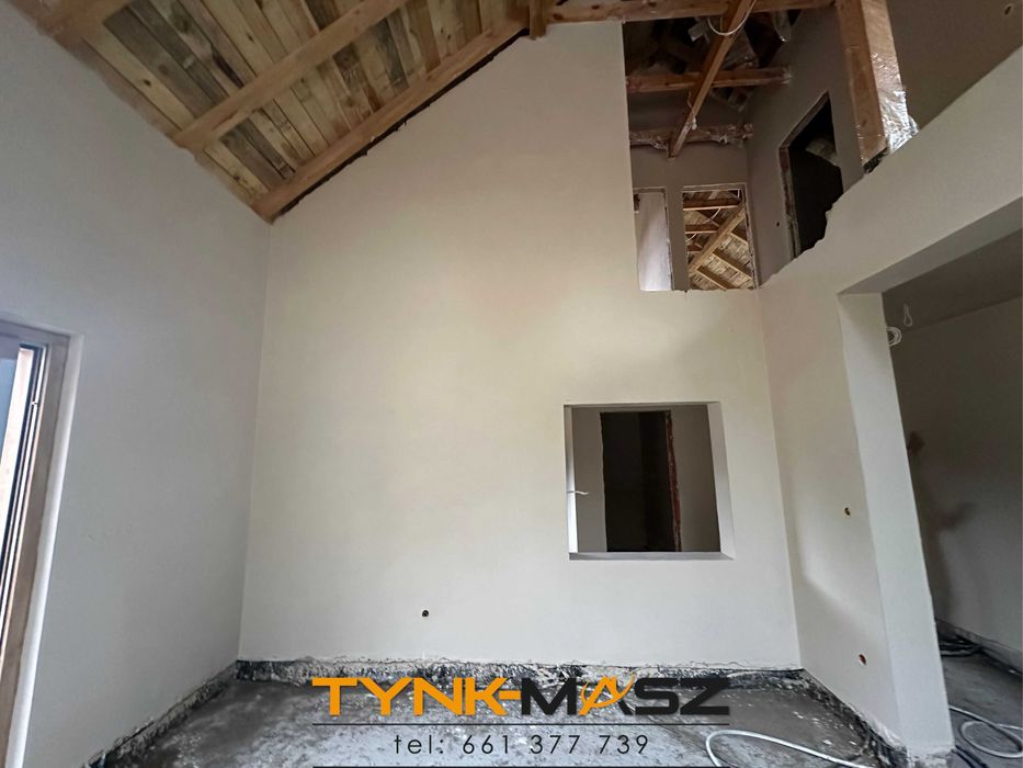 TYNKI Maszynowe gipsowe cementowo-wap osuszacze