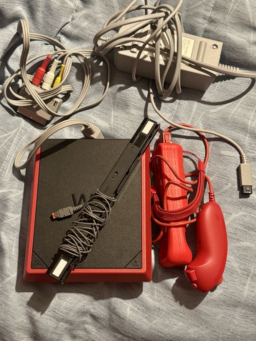 Nintendo Wii mini Edição Vermelha Consola Mario Edition