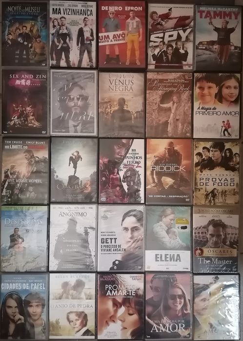 Lote 253 DVD's originais (LOTE 35) filmes / séries