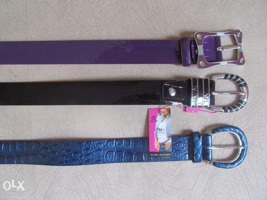 Кожаный женский пояс от бренда Alon.