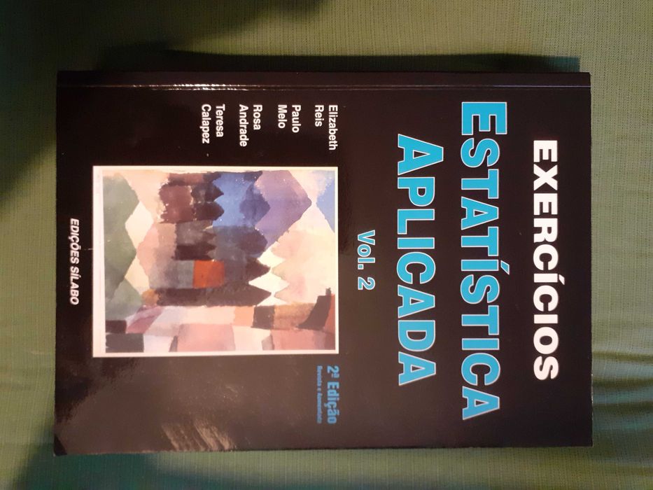Estatística Aplicada Vol. 2  e Livro de Exercícios