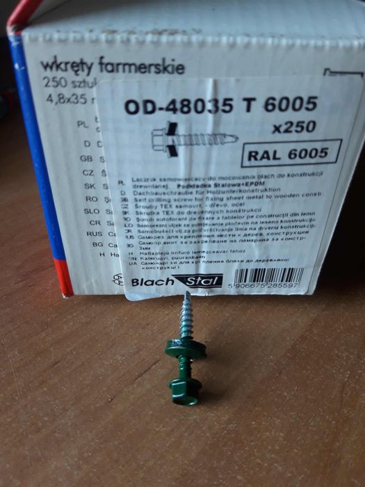 Wkręty farmery 4,8/35 4,8/55 torx 4,8/35
