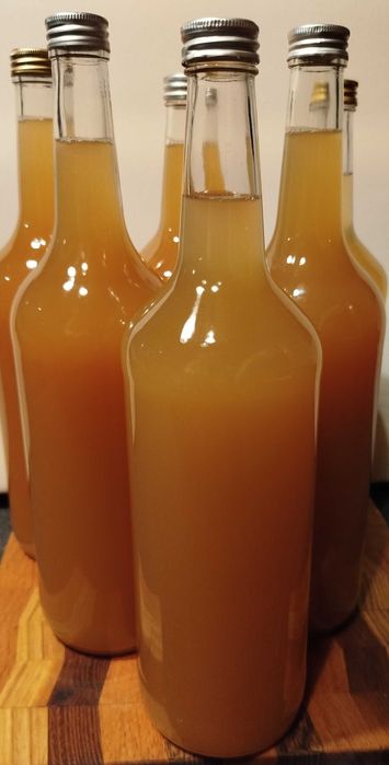 Żywy ocet jabłkowy z własnych jabłek, eco 1 l