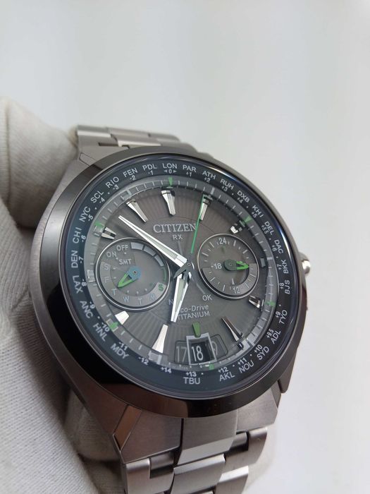 Часы Citizen GPS Attesa CC1086-50E Eco-Drive титан вечник сапфир