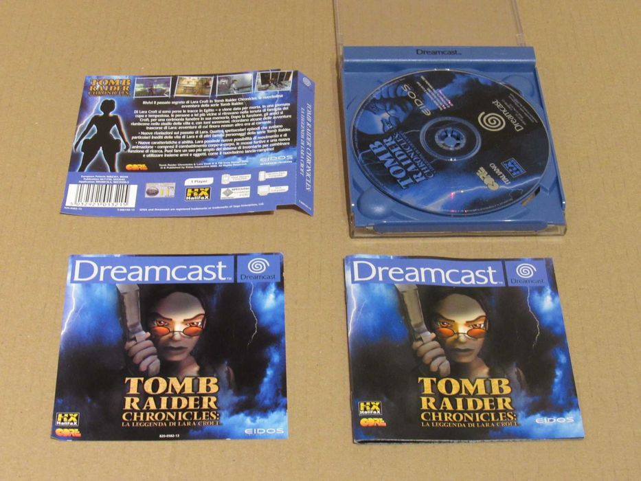 Jogo Sega Dreamcast Tomb Raider Chronicles IT completo