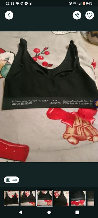 Nowy biustonosz sportowy ACTION L -XL