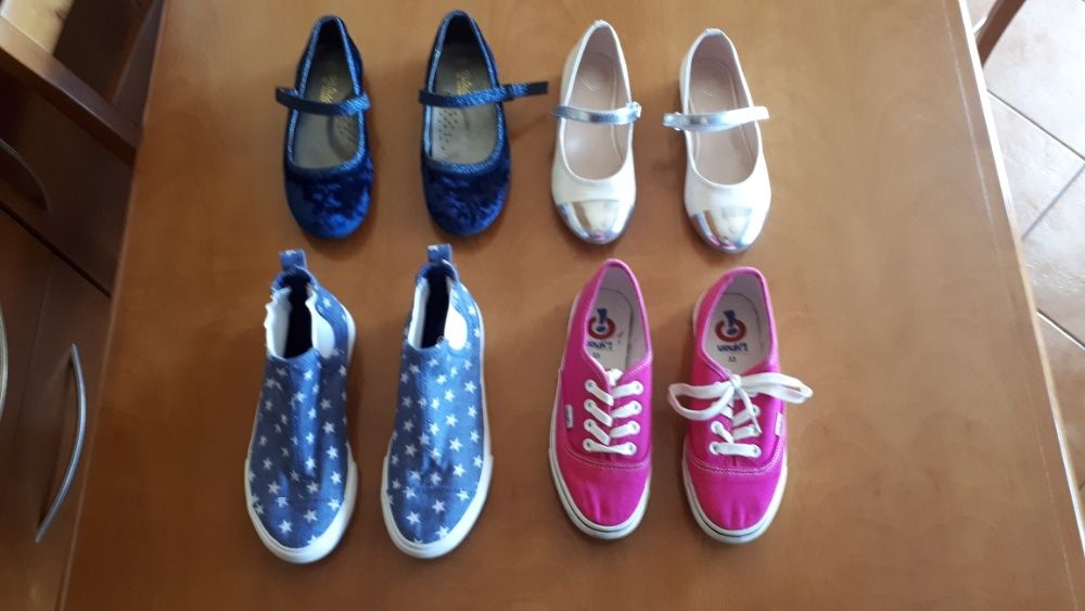 Calçado de menina como novo