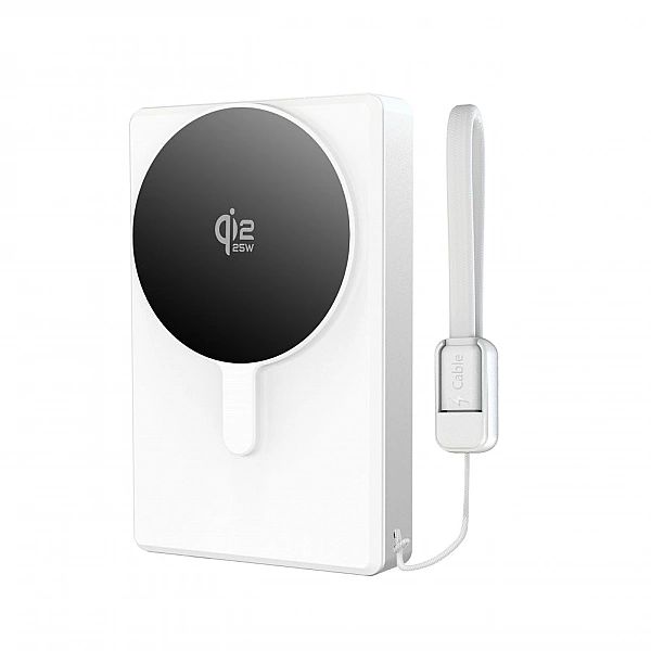Tech-Protect Pb40 Lifemag Magsafe Power Bank 10000Mah 25W Qi2.2 White/