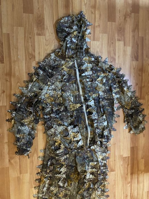 Maskowanie / Ghillie kamuflaż 3D + maska na twarz