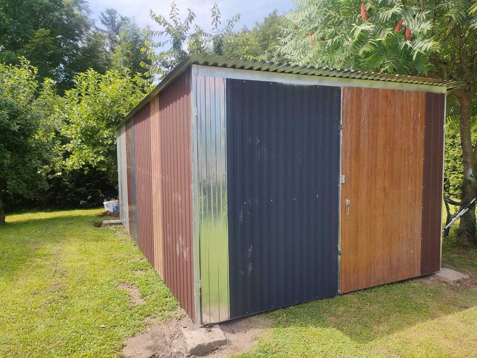Garaż blaszany 3x5 6x5 6x6 6x8 Producent Garaż Magazyn Schowek 2x3 4x6