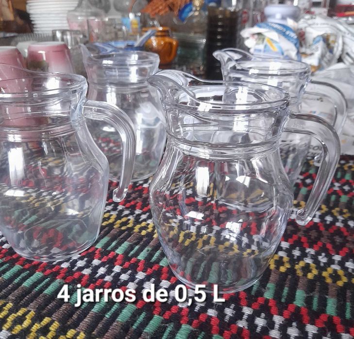 Jarros e Copos em Vidro