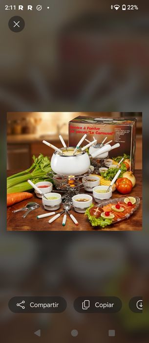 Conjunto de fondue
