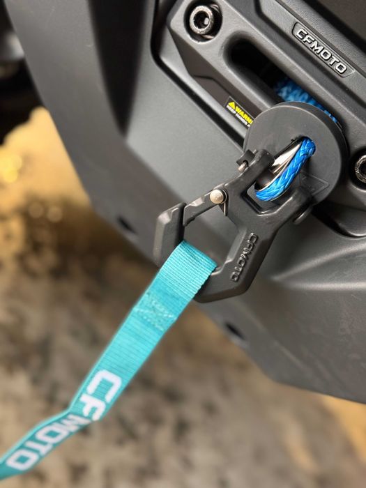 Quad CfMoto 520L Black, 4x4, Led, Long, Black Edition, Wciągarka 495cc