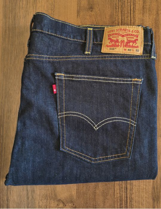 Oryginalne LEVI'S 510 | Rozmiar W40 L32 | Stan Idealny / Jak NOWE! Unikat
