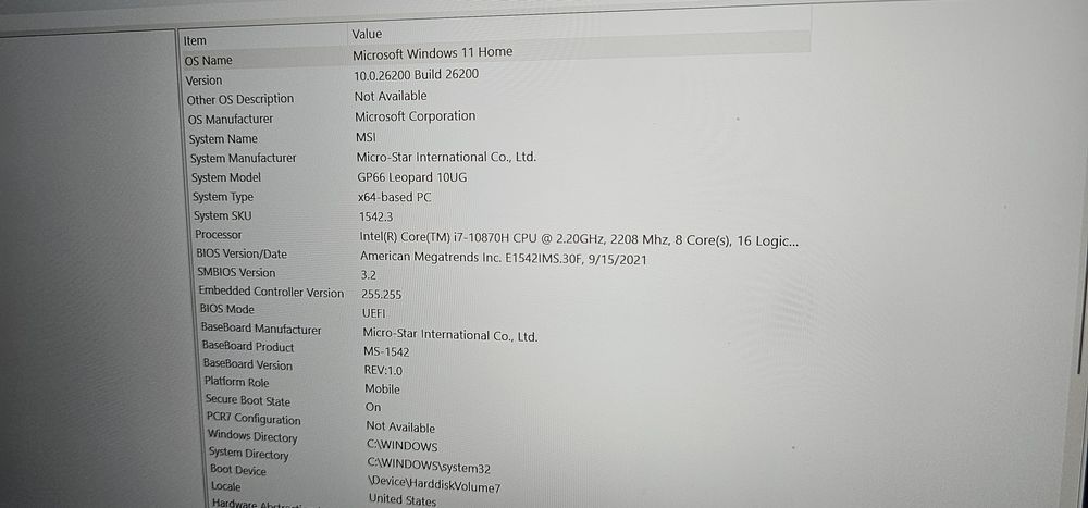 Ноутбук MSI GP66 Leopard