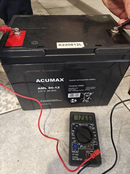 Акумулятор ACUMAX AML 12V 80Ah AGM VRLA
В наличии