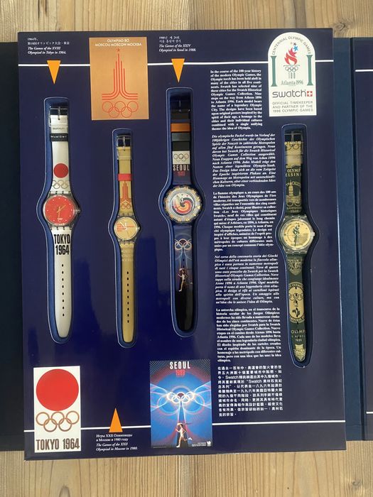 Kolekcjonerski zestaw zagarków Swatch Olimpic Olympic