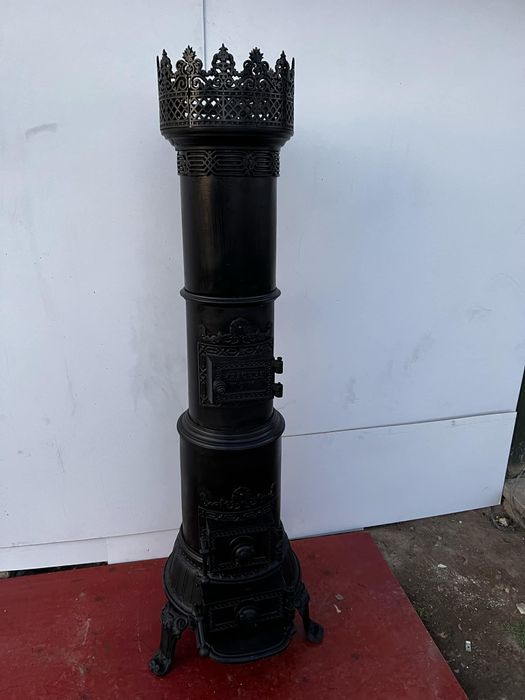 Zabytkowa Antyk koza żeliwna