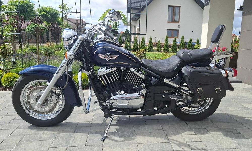 Kawasaki VN 800 Classic, 2005 r., 11206 km, bezwypadkowy, PIĘKNY TRANSPORT