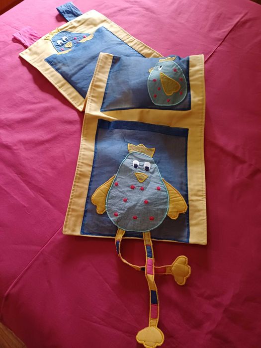 Prateleira Suspensa com 3 Bolsas