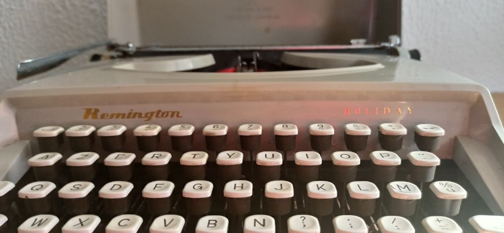 Máquina de escrever antiga, Remington