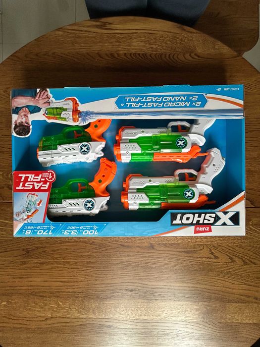 X-Shot Набір водних бластерів Fast Fill Combo Pack 2 Micro And 2 Nano