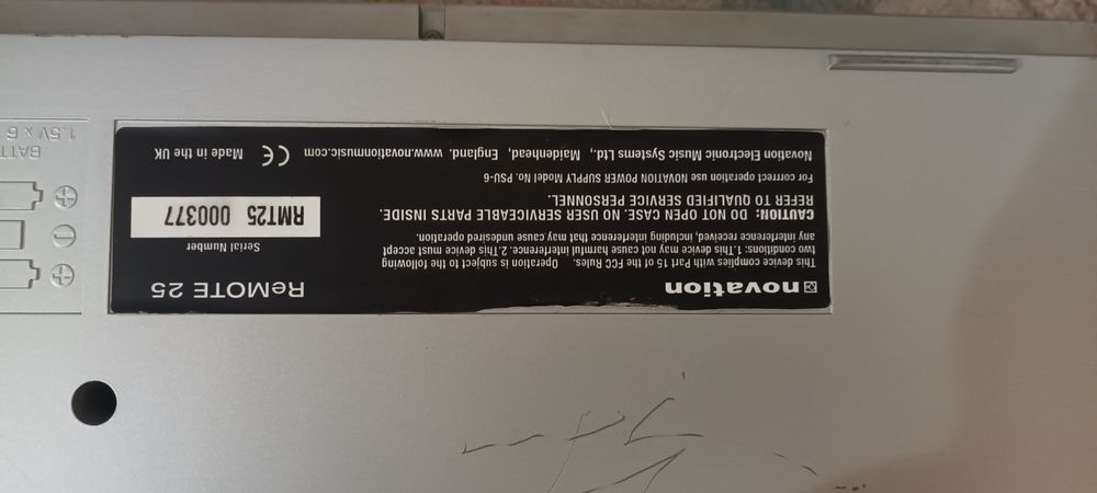 Novation 25 remote teclado  35€