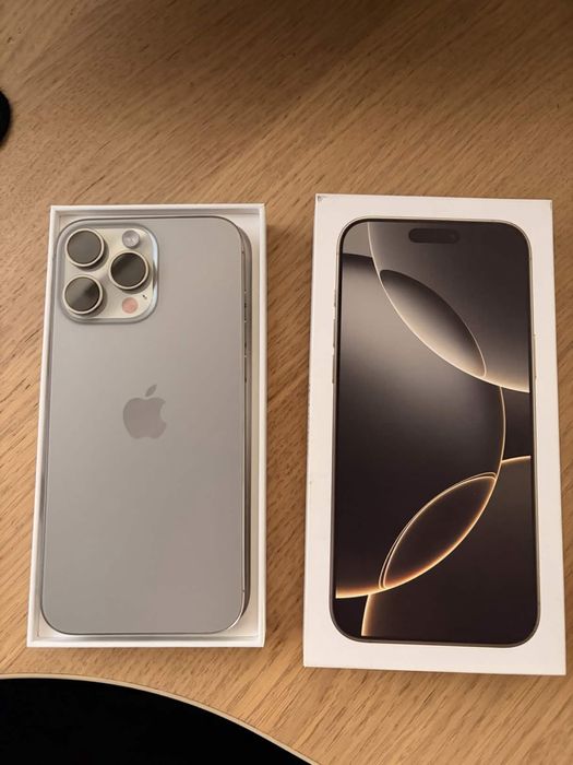 Iphone 16 pro max dourado 256gbs 100%