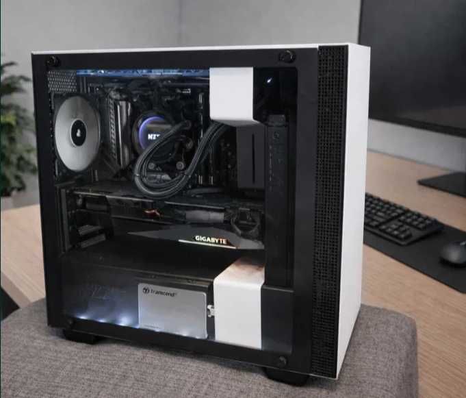 Komputer PC Gaming RTX 3080 64GB RAM RYZEN 5 NZXT KRAKEN