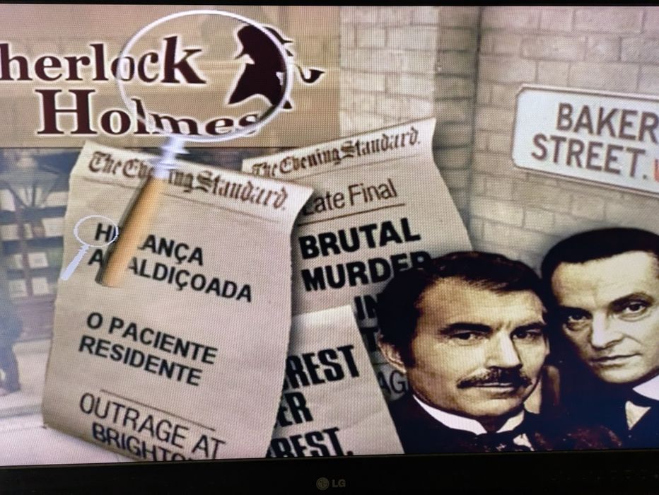 Coleção Completa DVD (18) Serie + Episodios Duplos Sherlock Holmes