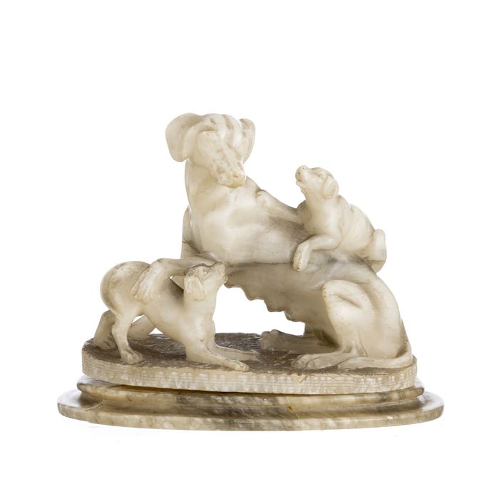 Escultura - Cães - Século XIX