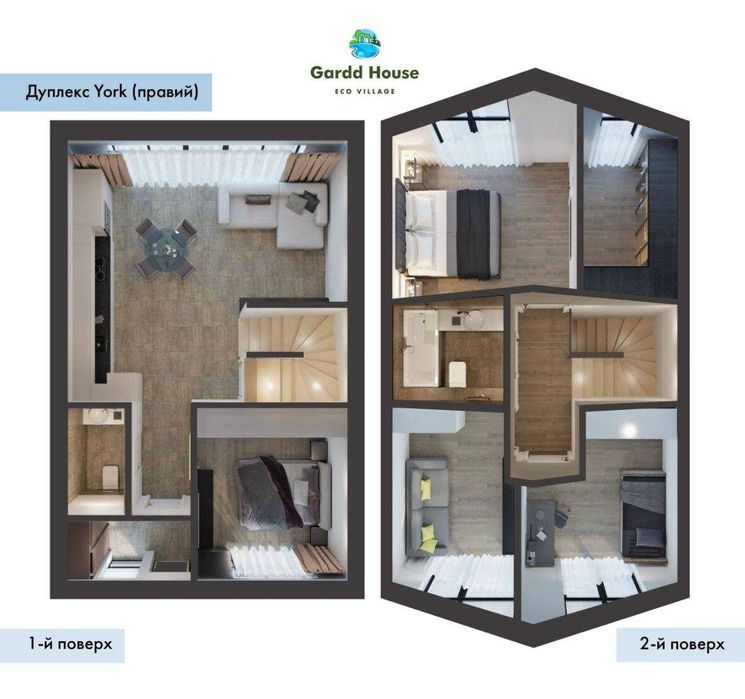 Продаж Дуплексу в новому котеджному містечку всього в 30 км від Києва