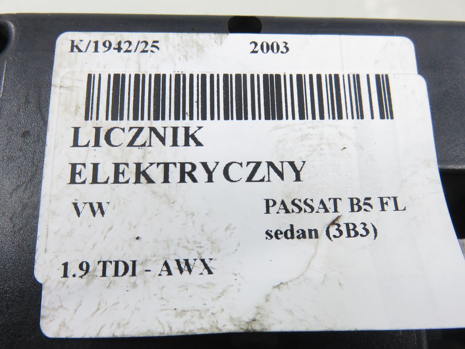 Licznik Vw Passat B5 Fl 1.9 Tdi