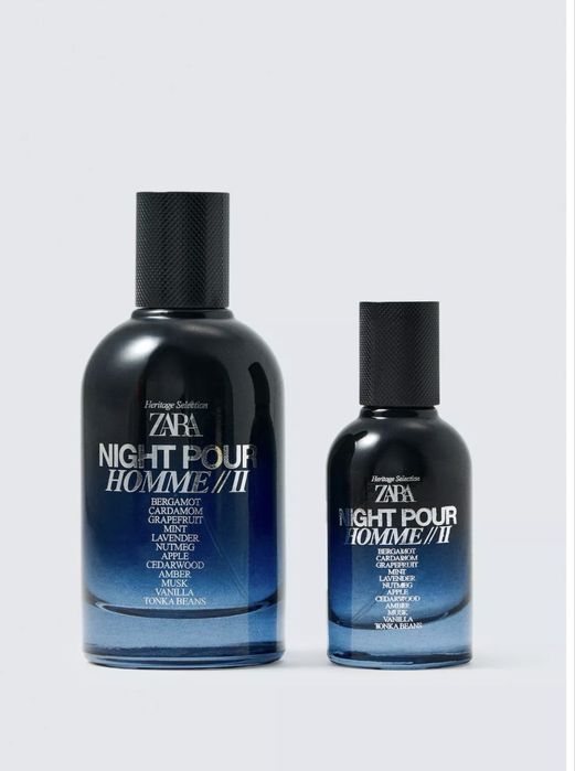 Zara vibrant leather spirit savage night pour homme духи парфуми