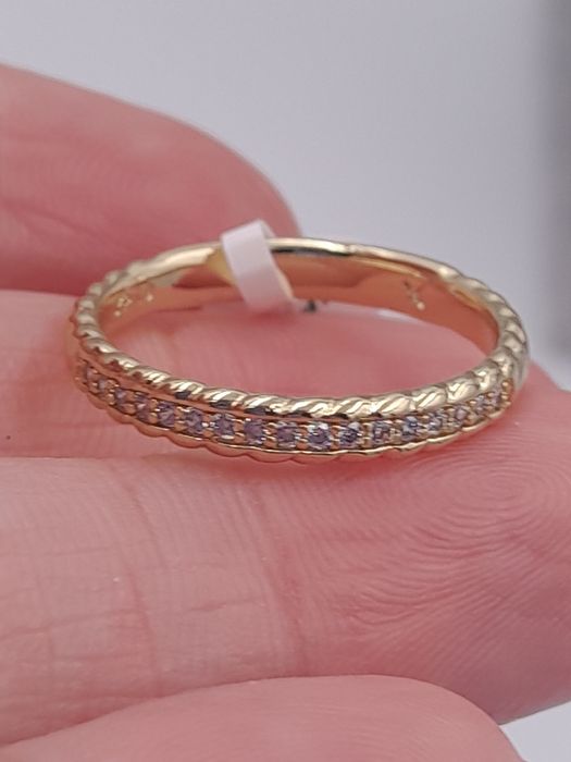 Pierścionek pozłacany 14 k Xuping Rozmiar 9