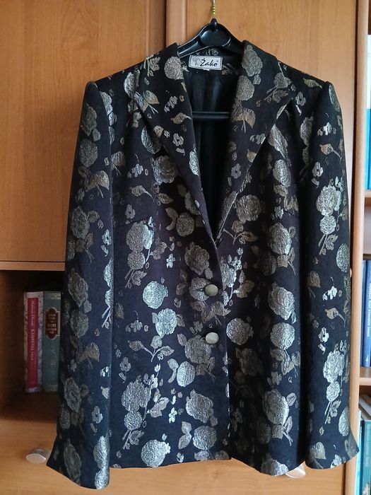 Czekoladowy żakiet sylwestrowy.