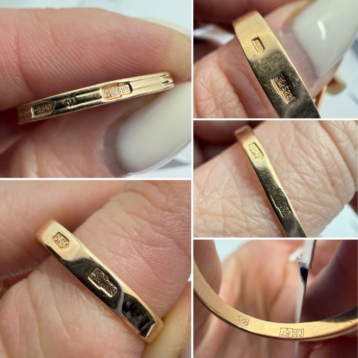 Золотые кольца перстни маркизы