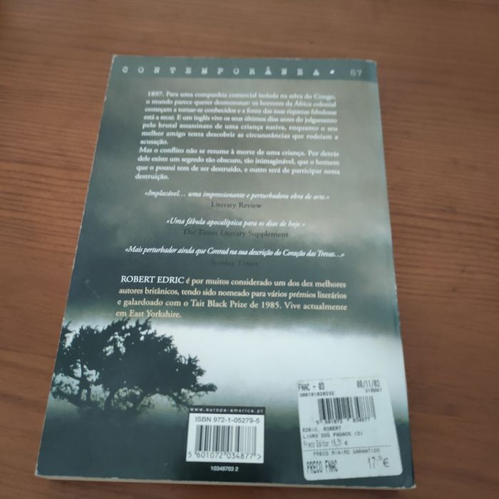 Livro dos Pagãos - Robert Edric