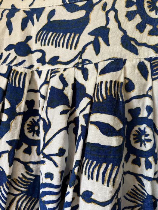 Saia vintage estampada