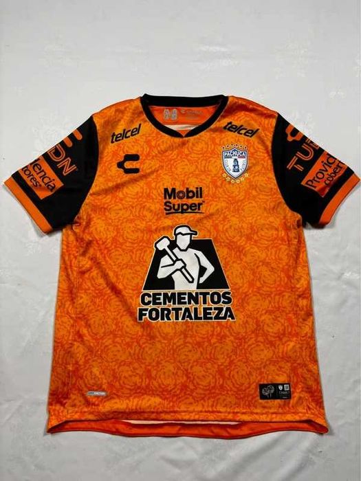 Koszulka piłkarska Charly Pachuca Mexico egzotyczna retro kit Jersey rare BBVA rozmiar L