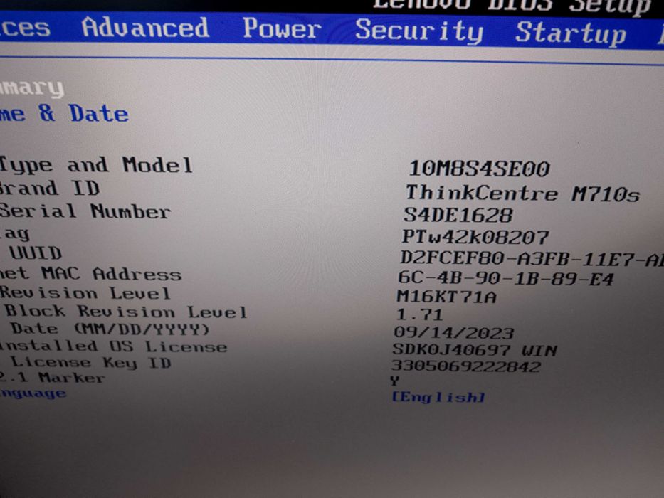 Комп'ютер Lenovo m710s G3900/ без озу / без ssd  (на запчасти )