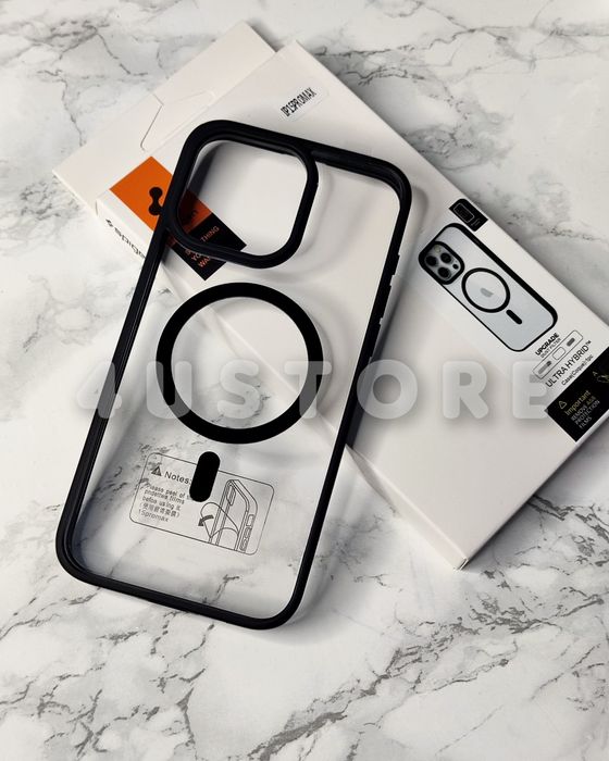 Чехол Spigen Black iPhone 15 Pro Max противоударный чохол протиударний