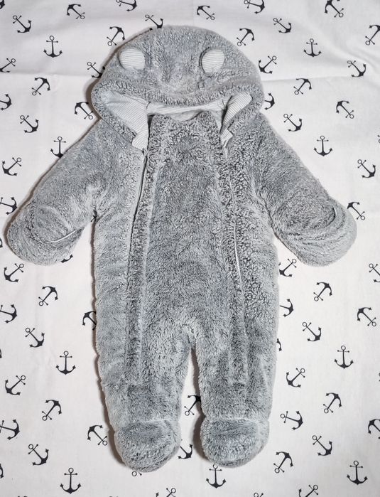 Теплий плюшевий комбінезон 0-3 міс George